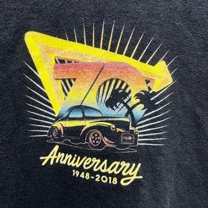 IN-N-OUT burger 70th Anniversary Hamburger Ferris wheel graphic Shirt Size Large
